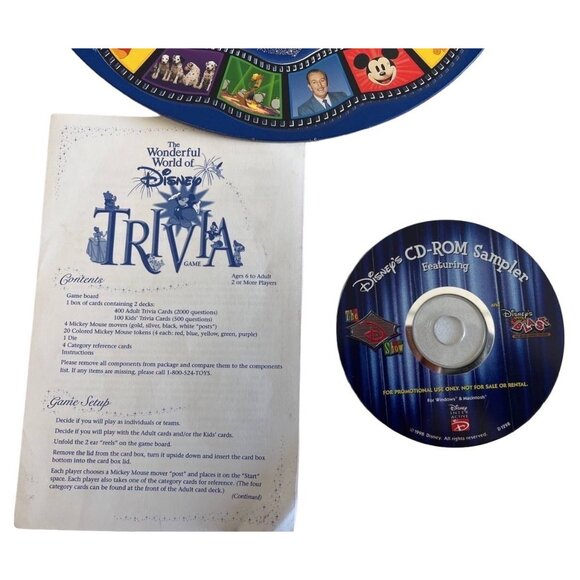 The Wonderful World Of Disney Trivia Game Collectors Edition - Picture 6 of 8